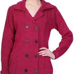 montrex Pure Wool Solid Coat For Women-picture-20