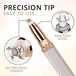 kanala enterprise 2 In 1 Portable Premium Chargeable Electric Eyebrow Trimmer For Women Eyebrow Thread image 3
