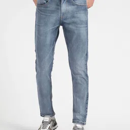 Flying Machine Men Blue MJ Mankle Slim Fit Low-Rise Clean Look Stretchable Jeans image 4