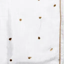 Clora Creation Polka Dots Printed Pom-Pom Border Dupatta image 2