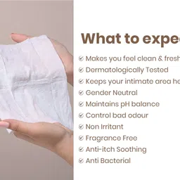 personal touch skincare Intisafe soothing Hygiene , Men and Women, Intimate Wipes image 2
