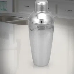 dynore Stainless Steel Delux Cocktail Shaker 500 ml With 2 Tall Peg Measures 3 - Piece Bar Set image 2