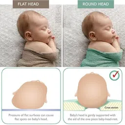 vanshiv Cotton Baby Pillow Pack of 1 Toons & Characters Baby Neck Pillow New Design image 4