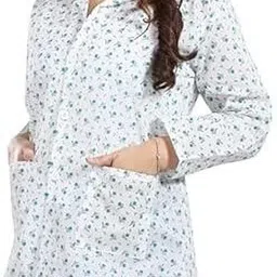 abrav cotton Printed Coat For Women image 1