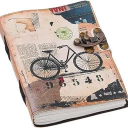 nizam handiicraft Creative Hand Crafted A5 Notebook UNRULED 200 Pages image 4