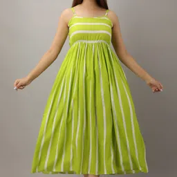 trendswill Women Gathered Green Maxi/Full Length Dress-picture-46