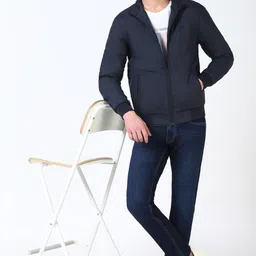 peter england Men Solid Casual Jacket image 3