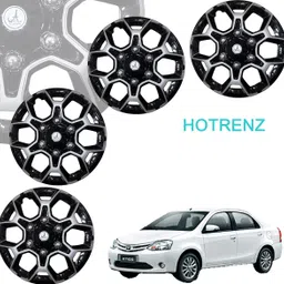 CAR WHEEL CAP/ WHEEL COVER N-B 2024 CARBON DEGINE "SILVER_BLACK_COLOR" 15 INCH Wheel Cover For Toyota Etios, Ertiga, Polo, Baleno, SX4, Manza, Innova, Zest, Thar, Xylo, Glanza V, Sumo, Bolero-image-56