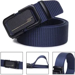 provogue Men Casual, Evening, Formal, Party Blue Nylon Belt image 2