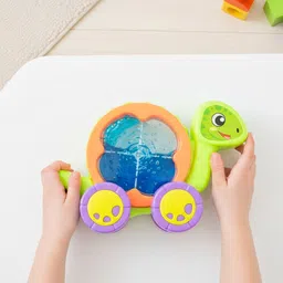 uatoys AquaTurtle Pull-Along Toy for Babies | Water-Filled Rolling Toy with Cute Turtle-picture-36
