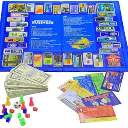 gamloid International Business Learning Educational Bonanza Game Money Assets Games Board Game Accessories-picture-19