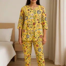 NATURALFAB Women Printed Night suit-picture-12