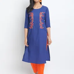 Ethnic basket Women Multicoloured Kurtas-picture-32