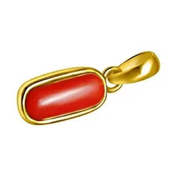 RAVIOUR LIFESTYLE Red Ruby Oval Pendant-image-91