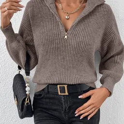 LULU & SKY Women Ribbed Pullover-picture-38