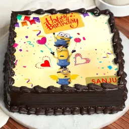 Minion Trio Birthday Poster Cake-picture-38