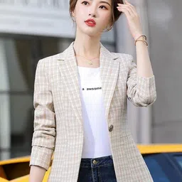 StyleCast Self Design Single Breasted Blazer-picture-32