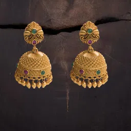 South Temple Jewellery Contemporary Jhumkas Earrings-picture-22