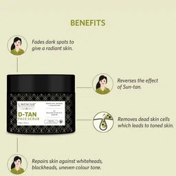 L'AVENOUR Set Of 3 D-Tan Face Scrub For Deep Exfoliation With Jojoba Oil - 200 g Each image 3