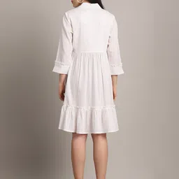 Merira Pure Cotton Fit & Flared Ethnic Dresses image 3