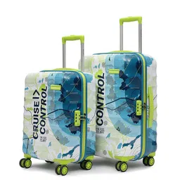 uppercase Set of 2 Geo Hard Luggage Trolley Bag-picture-42