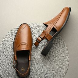 House Of Pataudi Men Textured Shoe Style Sandals-picture-36