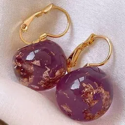 AKISON JEWELS Spherical Drop Earrings image 2