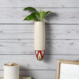 VarEesha White & Red Printed Wall Hanging Planter-picture-49