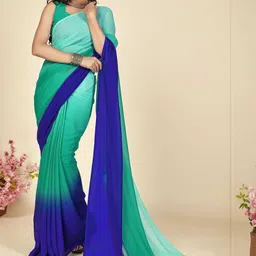 STYLETONE Ombre Poly Georgette Saree-picture-11