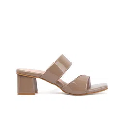 Mast & Harbour Women Block Mules image 5