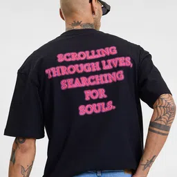Snitch Men Typography Printed Drop-Shoulder Sleeves T-shirt-picture-32