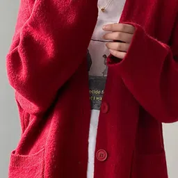 StyleCast Women V-Neck Long Sleeves Cardigan image 2