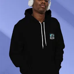 BUYTHATTRENDZ Men Printed Hooded Sweatshirt image 2