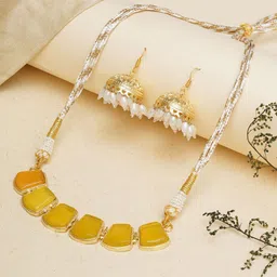 JEWILLEY Gold-Plated Jewellery Set-image-8