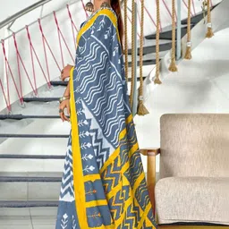 KALINI Ethnic Motifs Pure Cotton Handloom Saree image 3