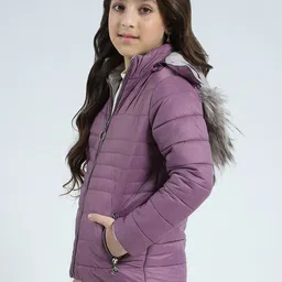 Monte Carlo Girls Striped Puffer Jacket image 3