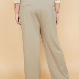 max Women Regular Fit Mid-Rise Regular Trousers image 4