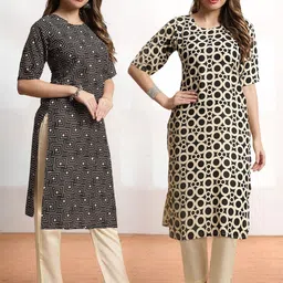 SZN Women Printed Regular Kurta with Trousers-picture-22