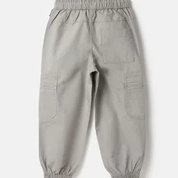 United Colors of Benetton Boys Pure Cotton Mid-Rise Cargo Joggers image 2