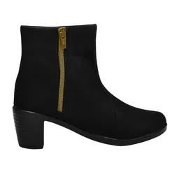 Shoetopia Women Block-Heeled Regular Boots image 4