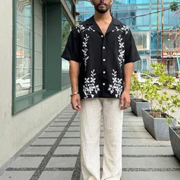 Big Bunny Men Floral Printed Casual Shirt-image-0