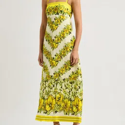 Routes by All About You Women Floral Printed A-Line Midi Dress image 4