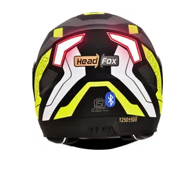 HEADFOX Printed Adjustable Safety Bluetooth Helmet-picture-53