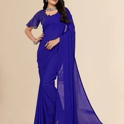 moda rapido ANAND SAREES Poly Georgette Saree-picture-32