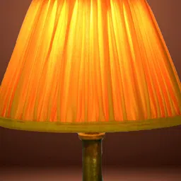 Lampenschirm India Yellow Cotton Frustum Shaped Lampshade image 2