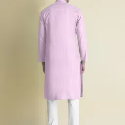 KRUDHA Men Geometric Thread Work Kurta image 2