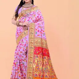 AKSH FASHION Multi Pure Cotton Sarees-picture-41