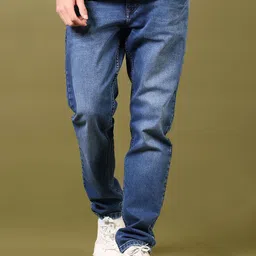 V-Mart Men Light Fade Mid-Rise Cotton Jeans-image-29