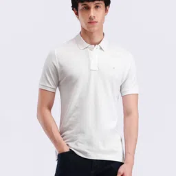 Flying Machine Men Solid Polo Collar Cotton T-shirt-picture-16