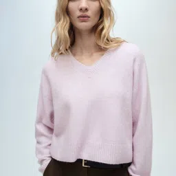 MANGO V-Neck Pullover-image-38